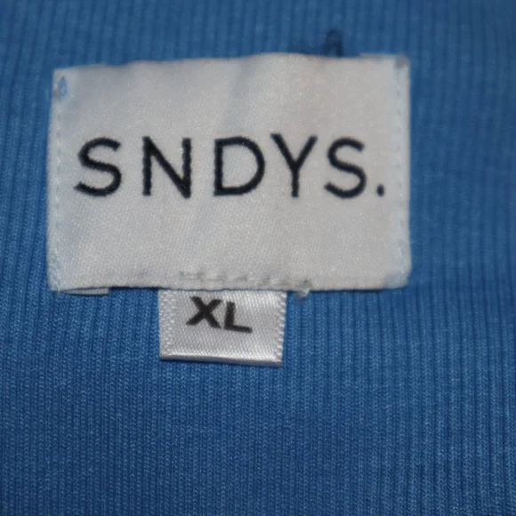 SNDYS REVOLVE Georgie Dress in Marlin Blue Size XL Stretch Sexy - Picture 11 of 13